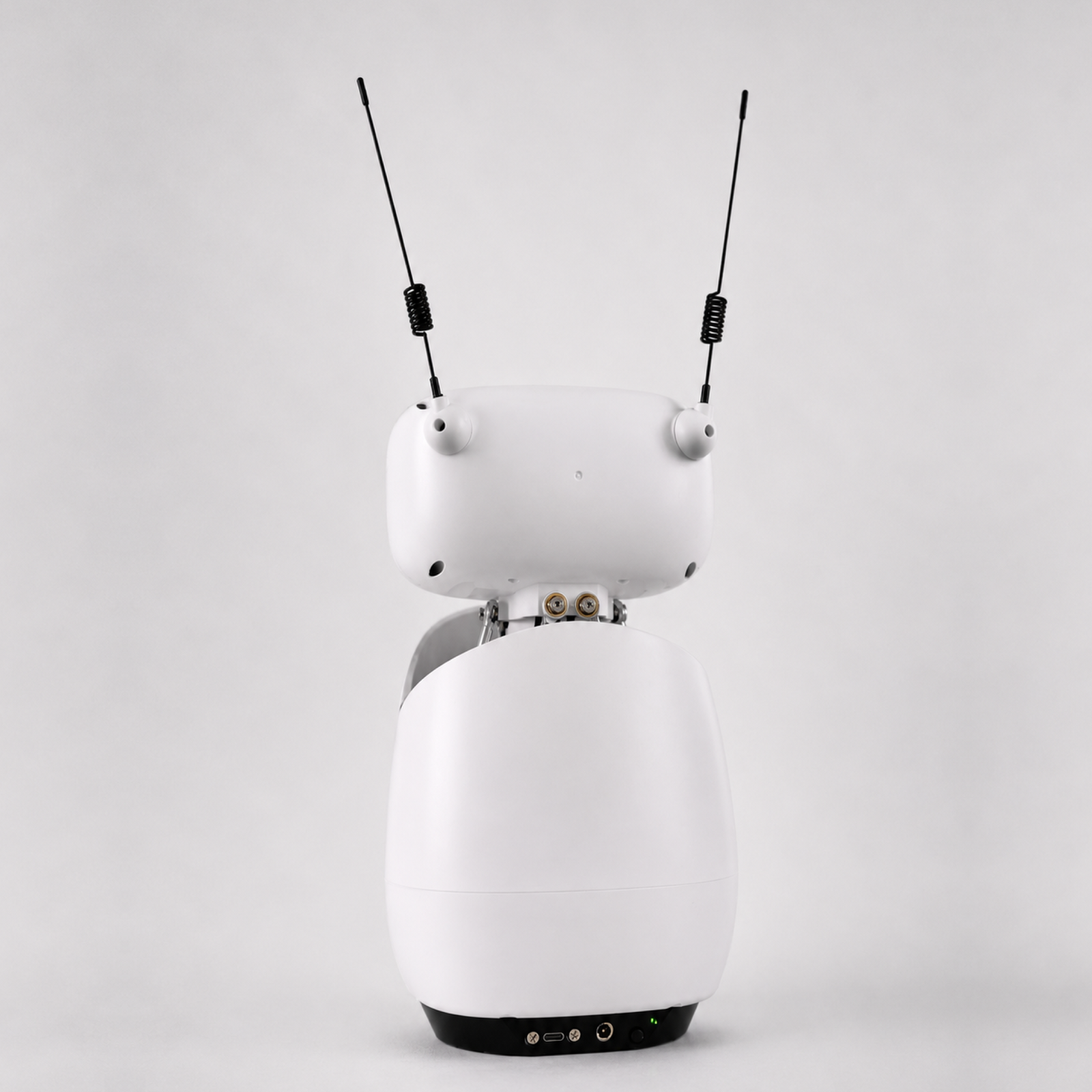 Dos de Reachy Mini Wireless et ses connecteurs