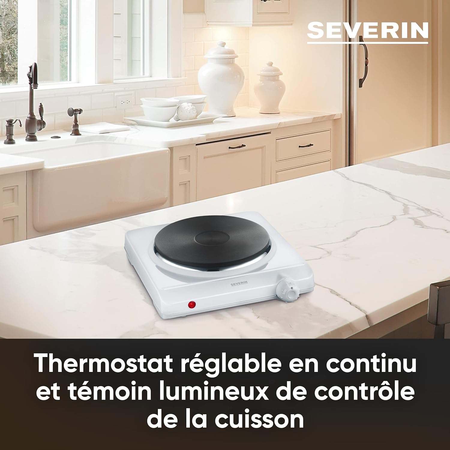 Severin plaque de cuisson 1500 W — vue 3