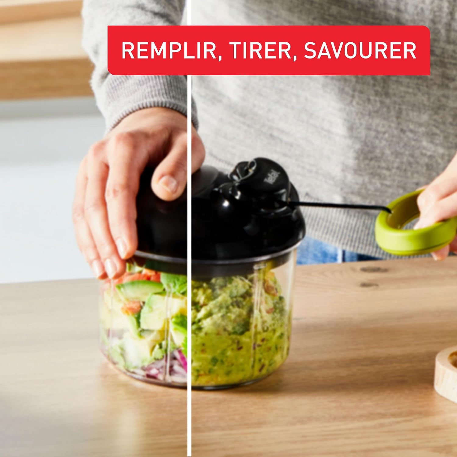 Tefal hachoir manuel 5 secondes 900 ml — vue 3