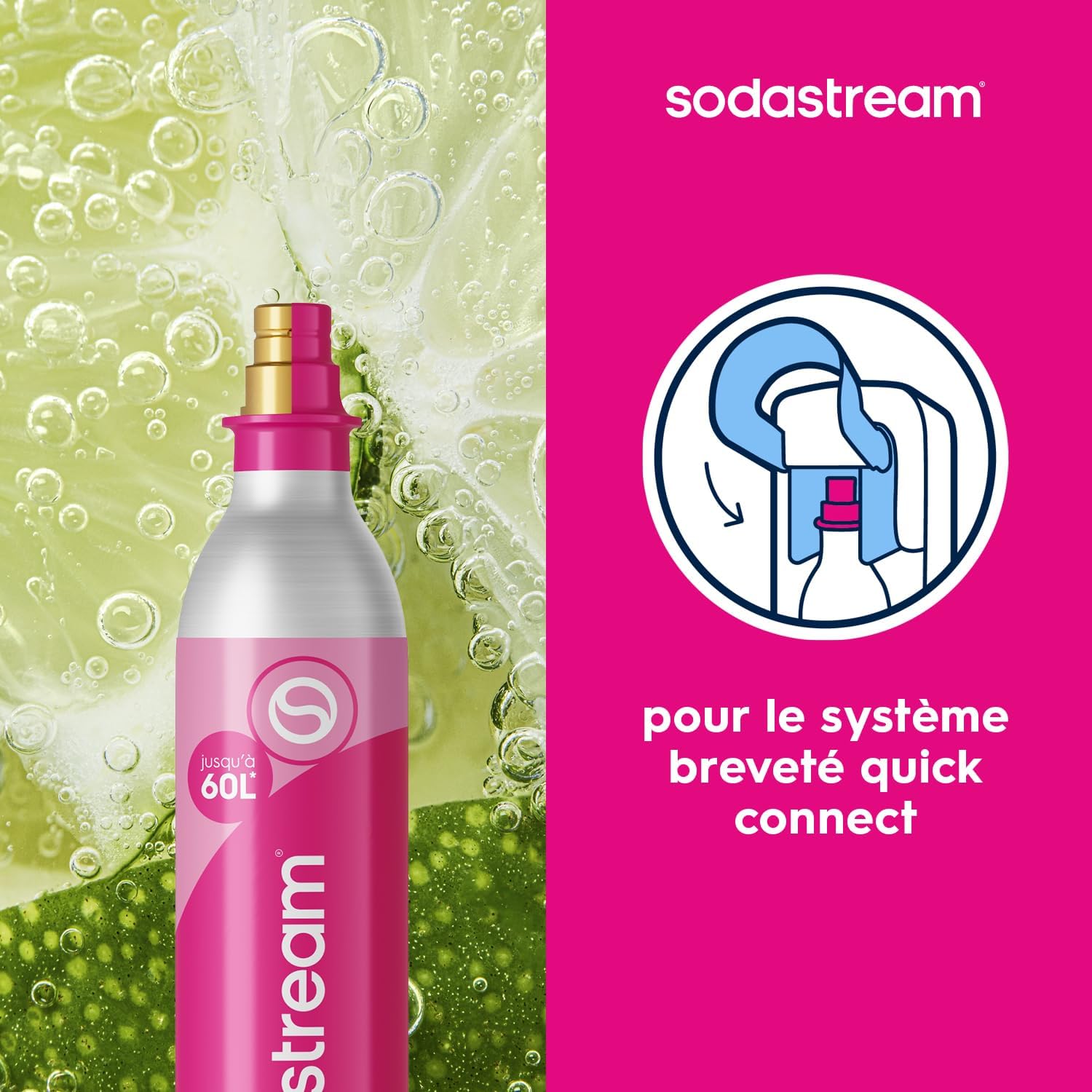 SodaStream cylindre Quick Connect — vue 4