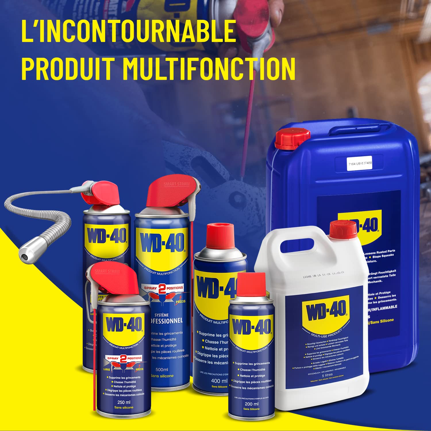 WD-40 Multifonction Double Position 450 ml — vue 3