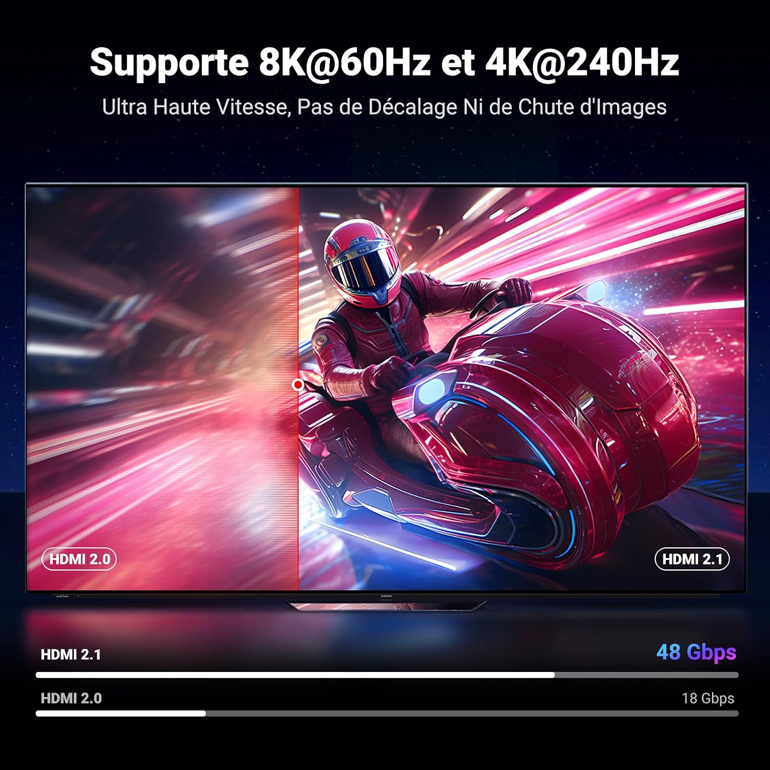 UGREEN câble HDMI 2.1 2 mètres — vue 3
