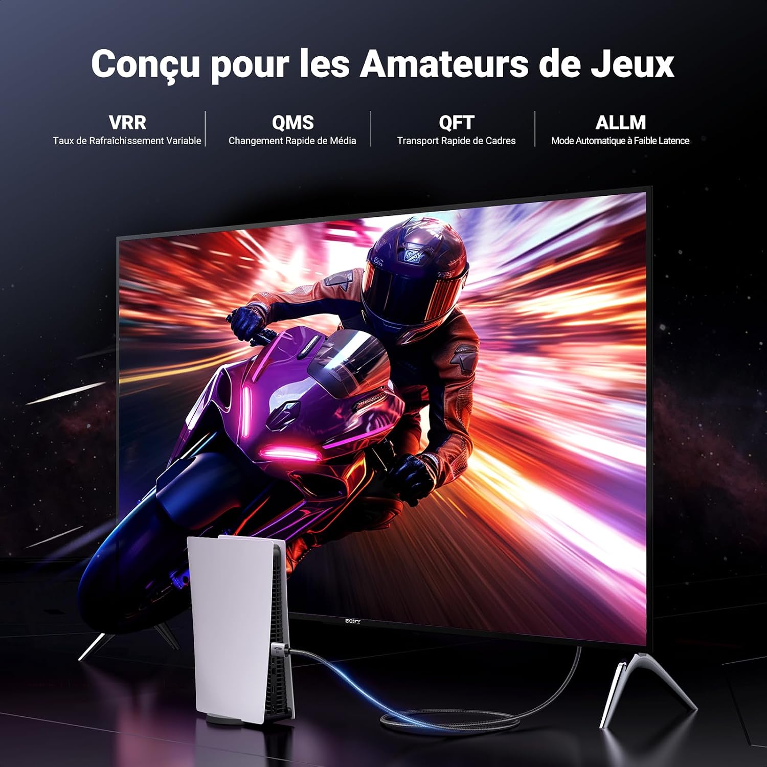 UGREEN câble HDMI 2.1 2 mètres — vue 4