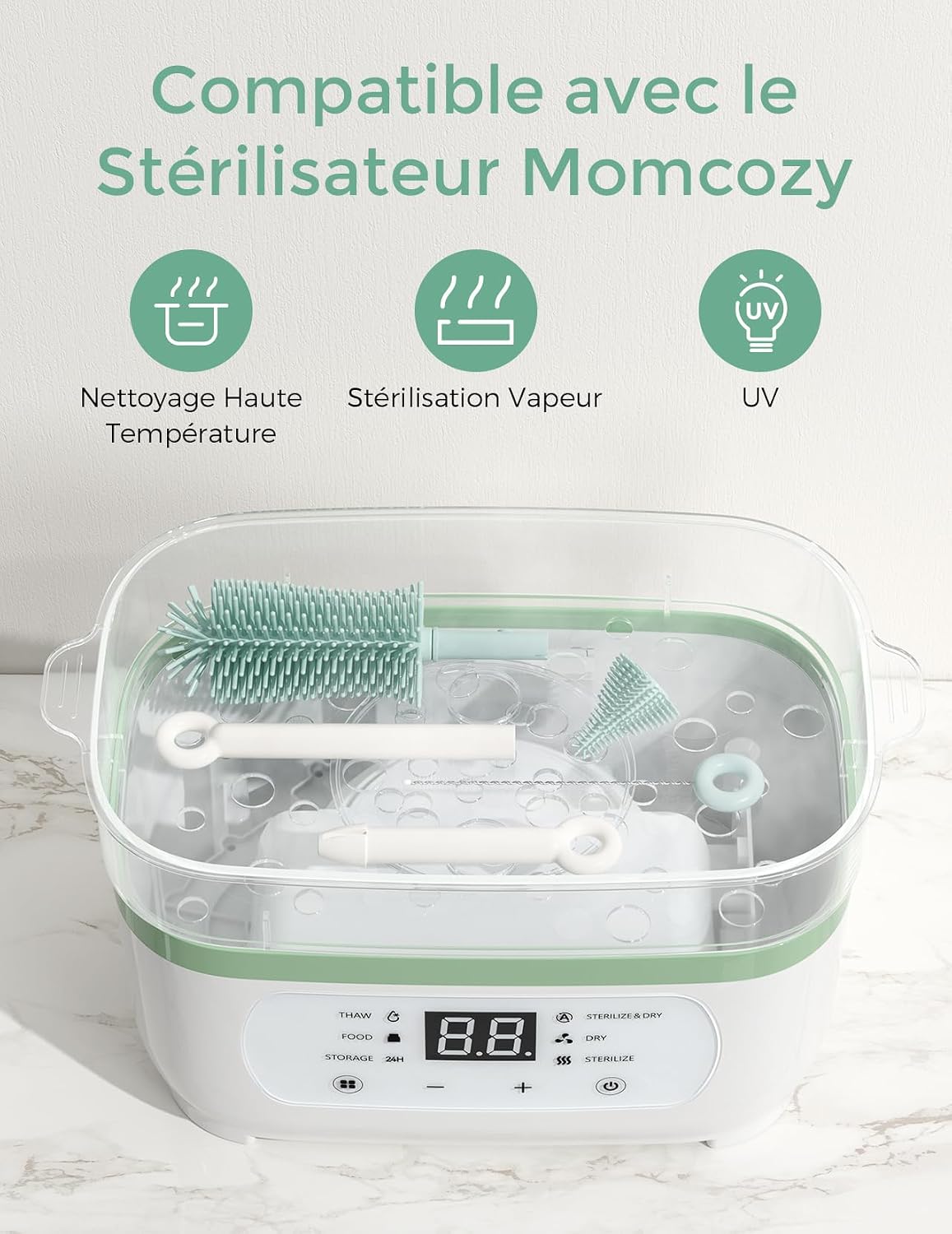 Momcozy kit nettoyage biberons voyage — vue 8