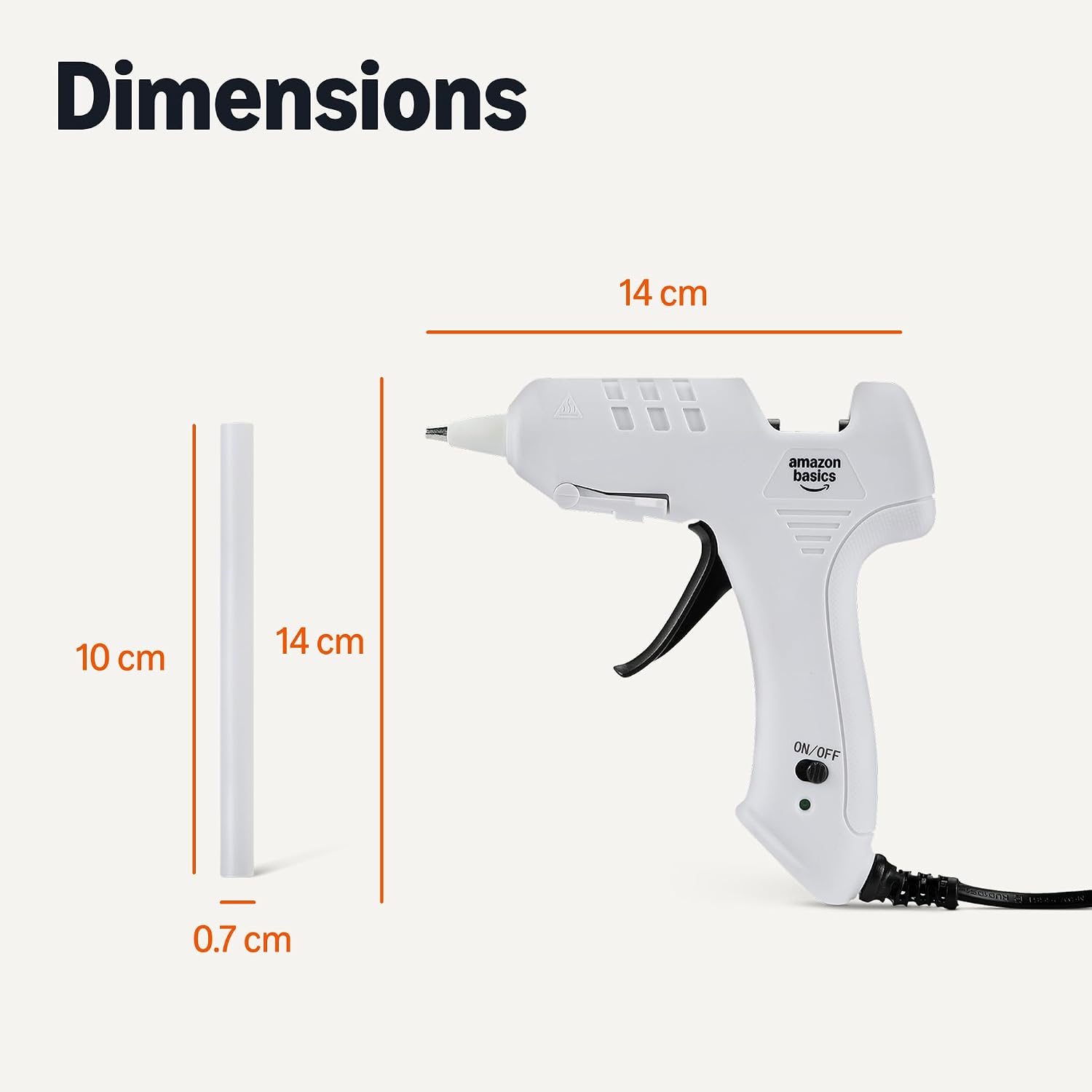 Amazon Basics pistolet à colle 20 W — vue 4