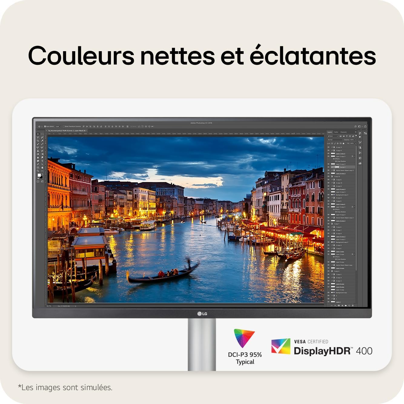 LG UltraFine 27UP850K-W — vue 3