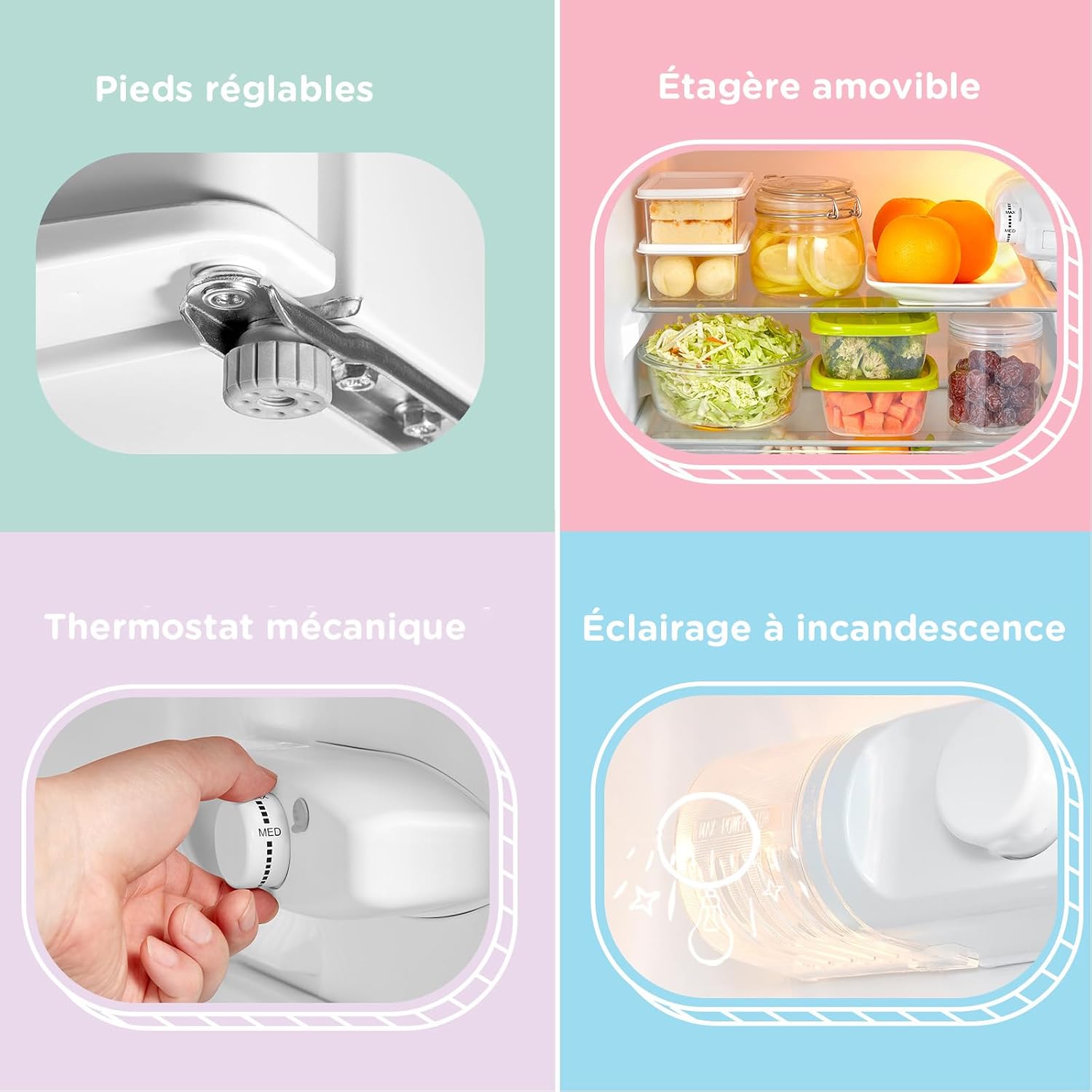 Comfee réfrigérateur combiné 87 L — vue 5