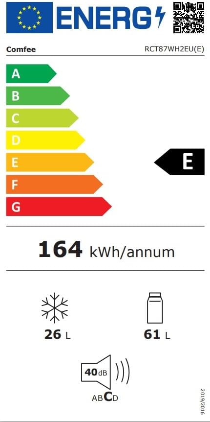 Comfee réfrigérateur combiné 87 L — vue 11