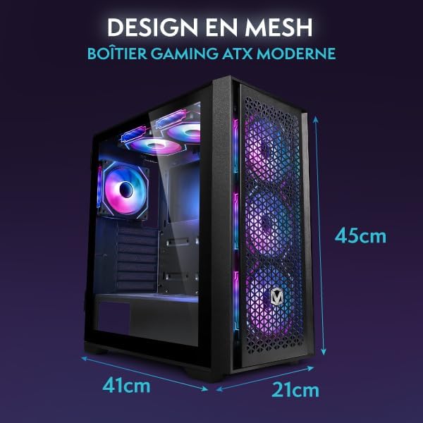 Vibox VIII-100 PC gamer complet — vue 6