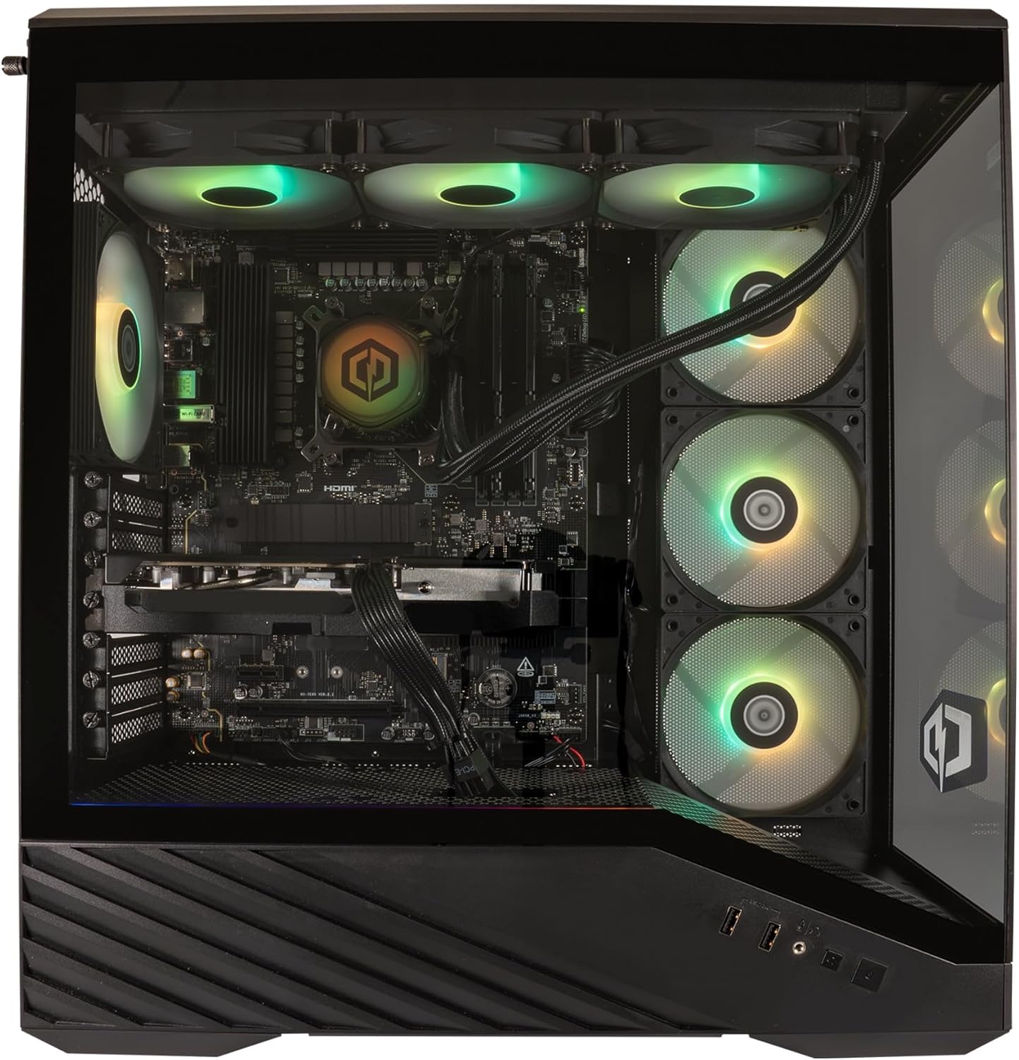 CyberpowerPC Luxe Ryzen 7 9800X3D RTX 5070 Ti — vue 5