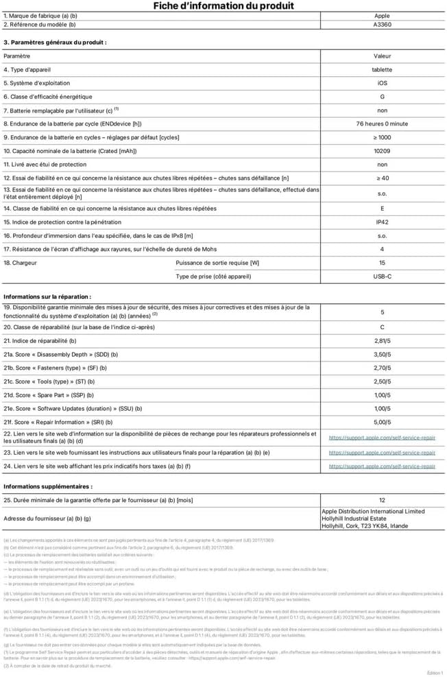 iPad Pro 13 pouces M5 256 Go — vue 7