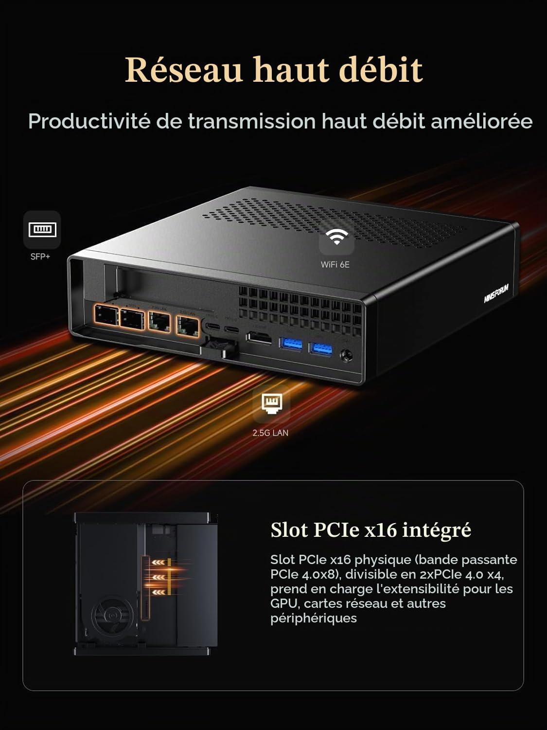 Minisforum MS-A2 Ryzen 9 9955HX — vue 7
