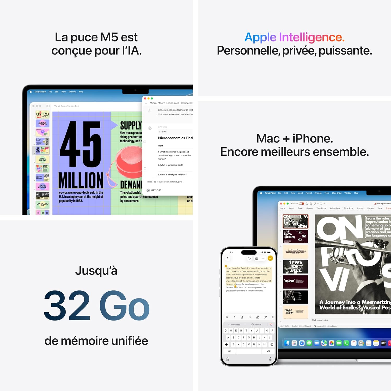 MacBook Air 15 pouces M5 16 Go 512 Go — vue 5